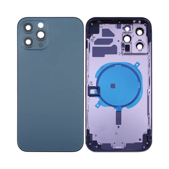 Tampa Traseira+Frame Apple iPhone 12 Pro Max Azul